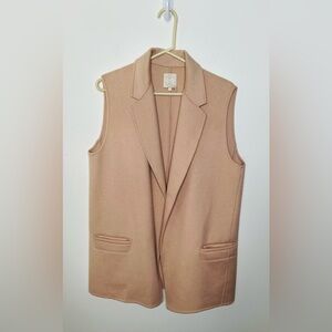 Sleeveless Wool and Cashmere Vest HÔTEL PARTICULIER Size Small